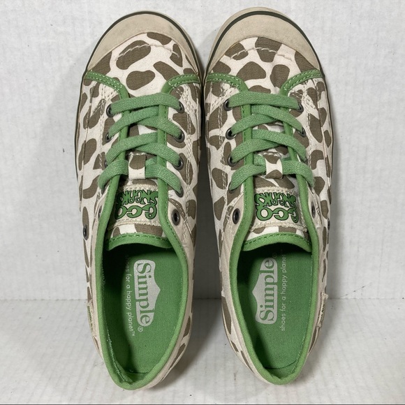 Simple Eco Sneaks Vegan Hemp Classic Canvas Casual Comfort Sneakers Shoes Sz 6 - Picture 6 of 8